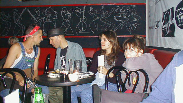 Breadfoot, Lenny Molotov, Randi Russo, Patsy Grace, July 29, 2001 Photo ©Jon Berger.